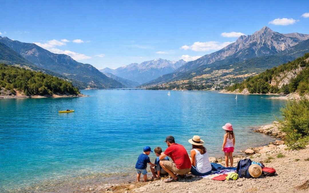 Voyage en famille à Serre-Ponçon : activités, hébergements et conseils pratiques.